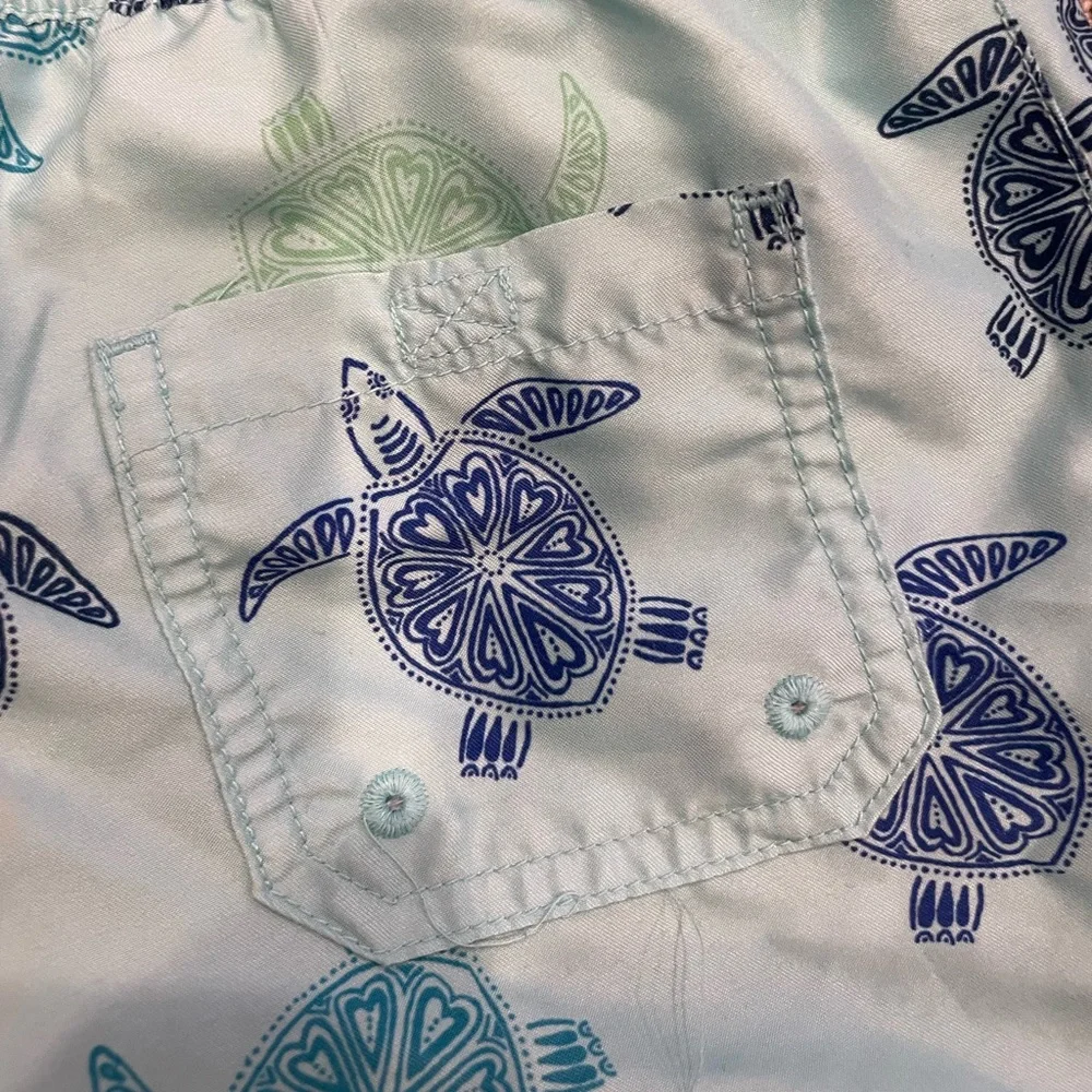 Janie and Jack sea turtle swim shorts and matching shirt